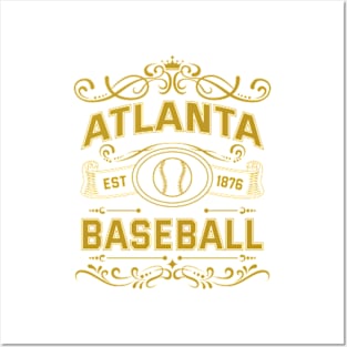 Vintage Atlanta Baseball Posters and Art